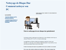 Tablet Screenshot of nettoyagedisquedur.com